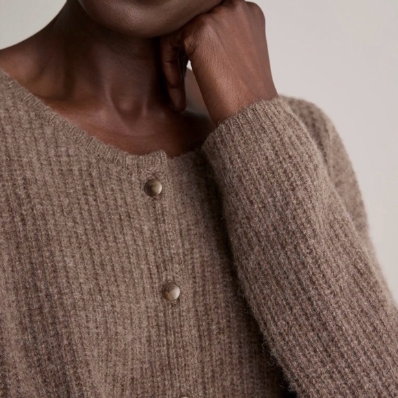 QUINCE 100% Yak wool super soft cardigan sweater - Picture 2 of 11